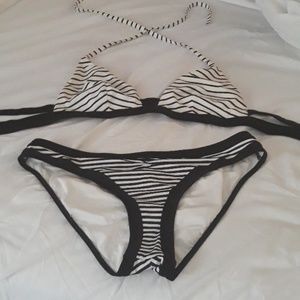 Pink Victoria's secret swim suit bikini